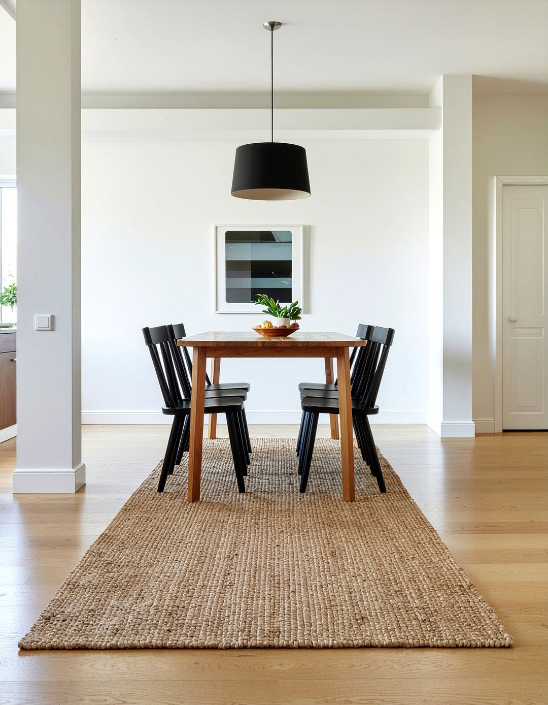 Dining Room Rug Size - 30 dining room mistakes to avoid