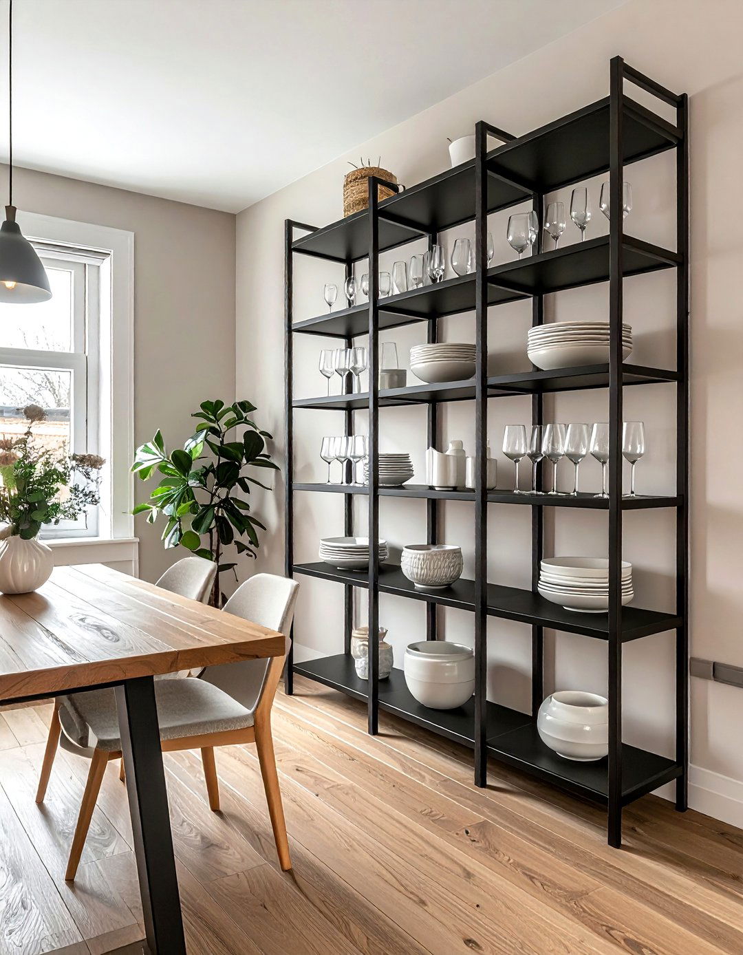 Dining Room Shelving - 30 small dining room ideas