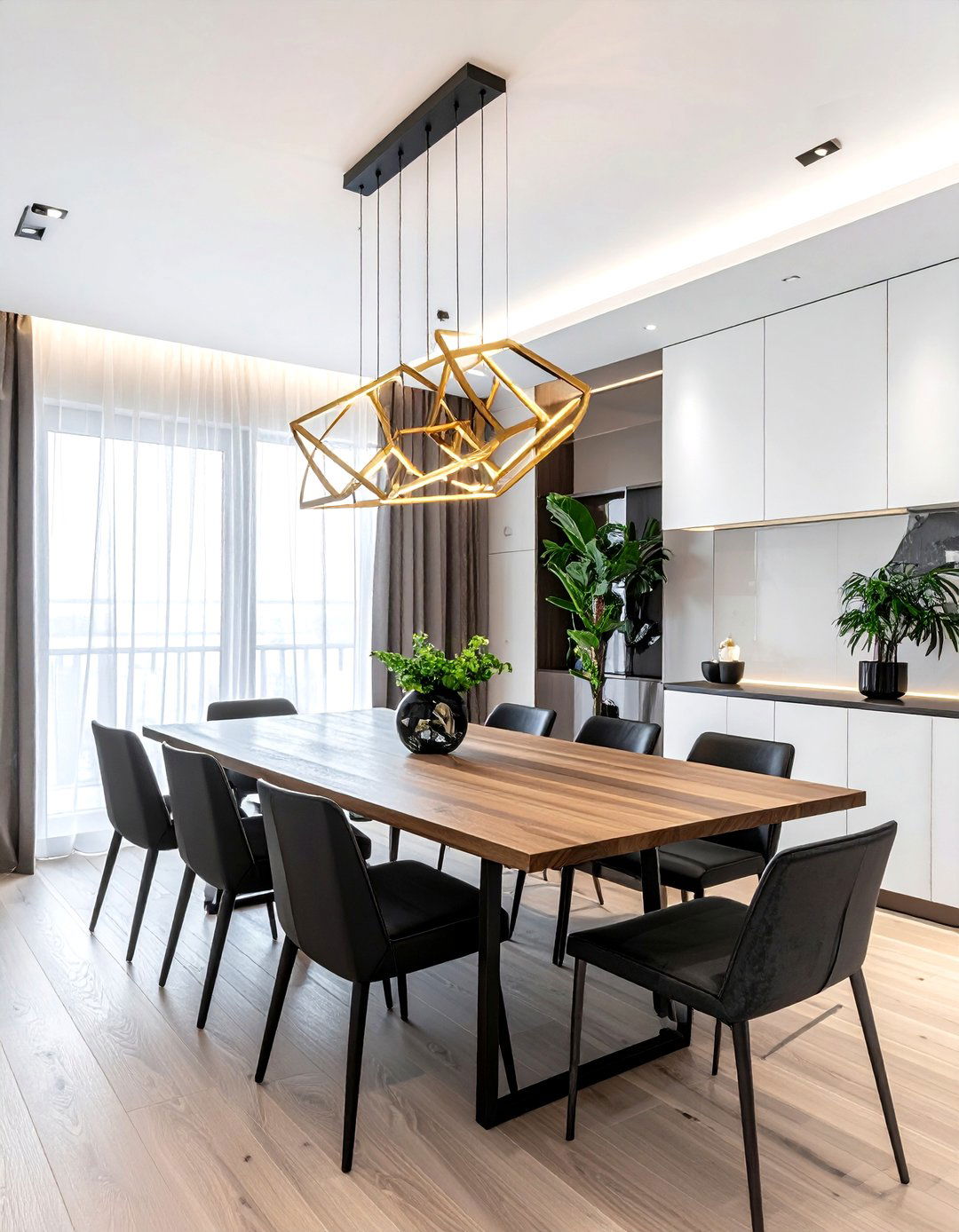 Dining Room Statement Chandelier - 30 HGTV decor ideas