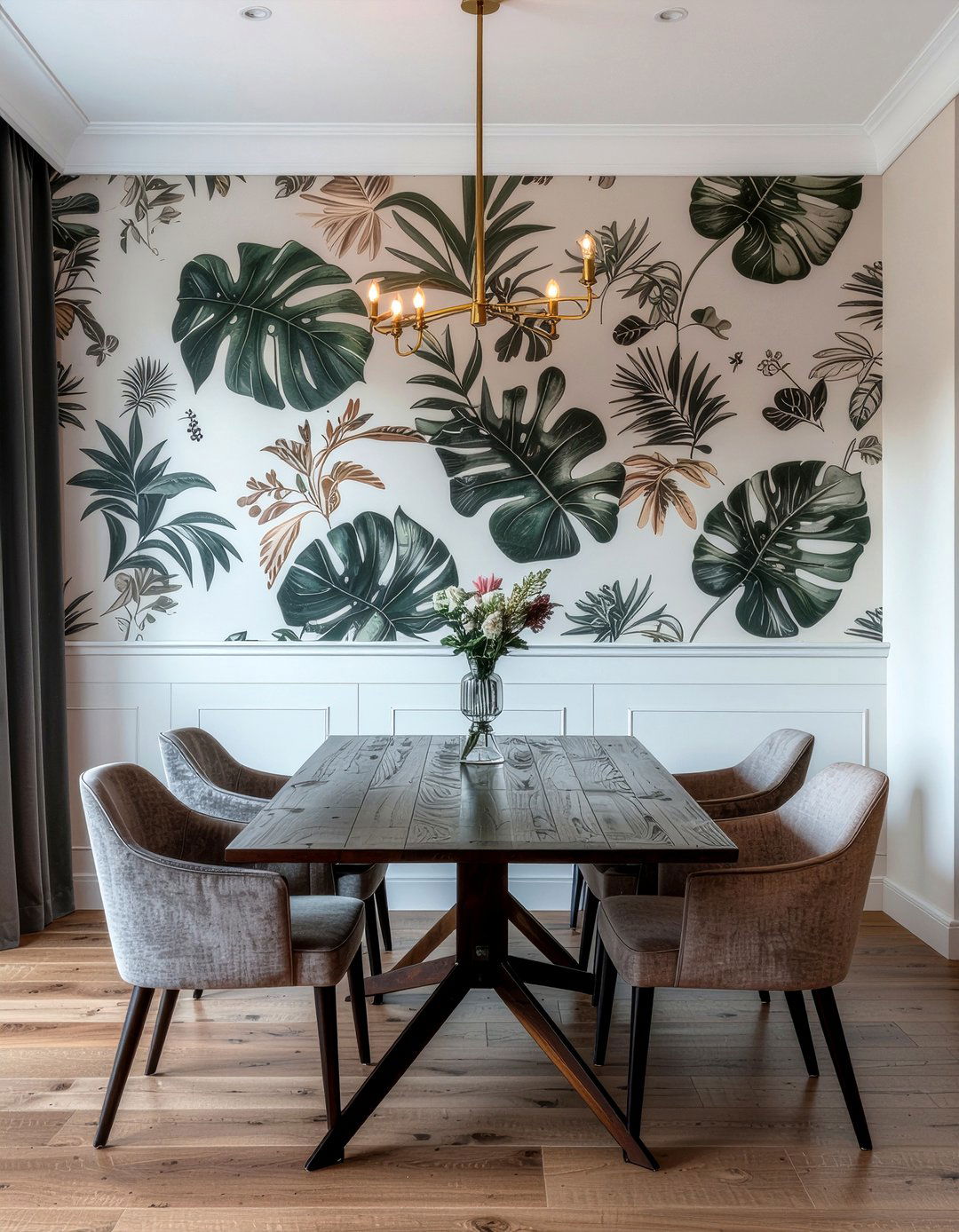 Dining Room Wallpaper - 30 new construction dining room ideas