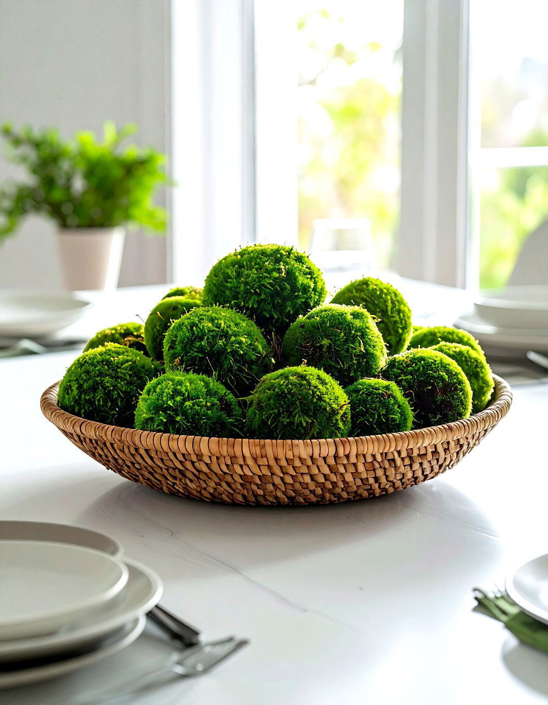 Dining Table Centerpiece - 30 decorative basket ideas