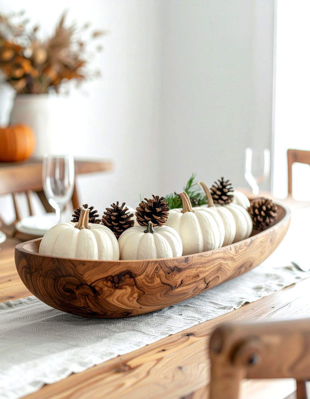 Dining Table Dough Bowl - 30 bowl decor ideas