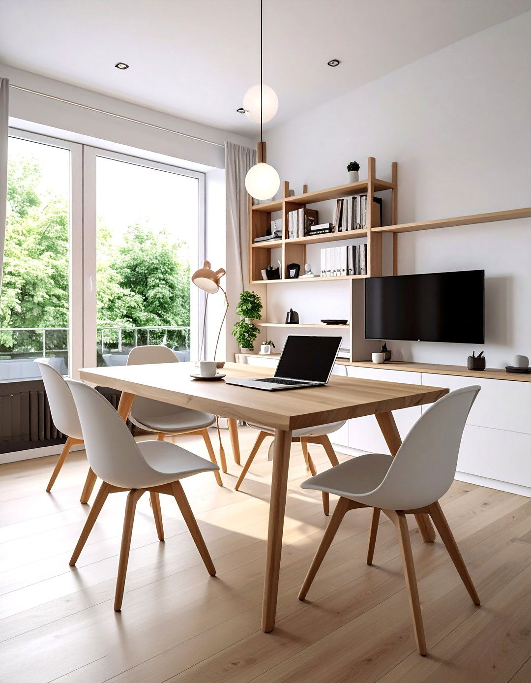 Dining room and home office combo - 30 dining room arrangement ideas