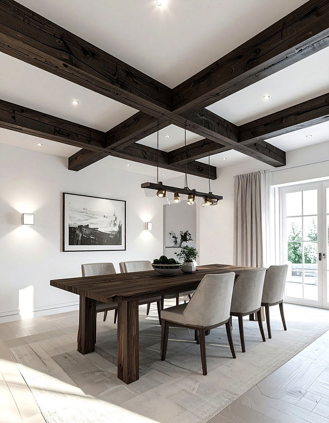 Dining room ceiling - 30 dining room design tips