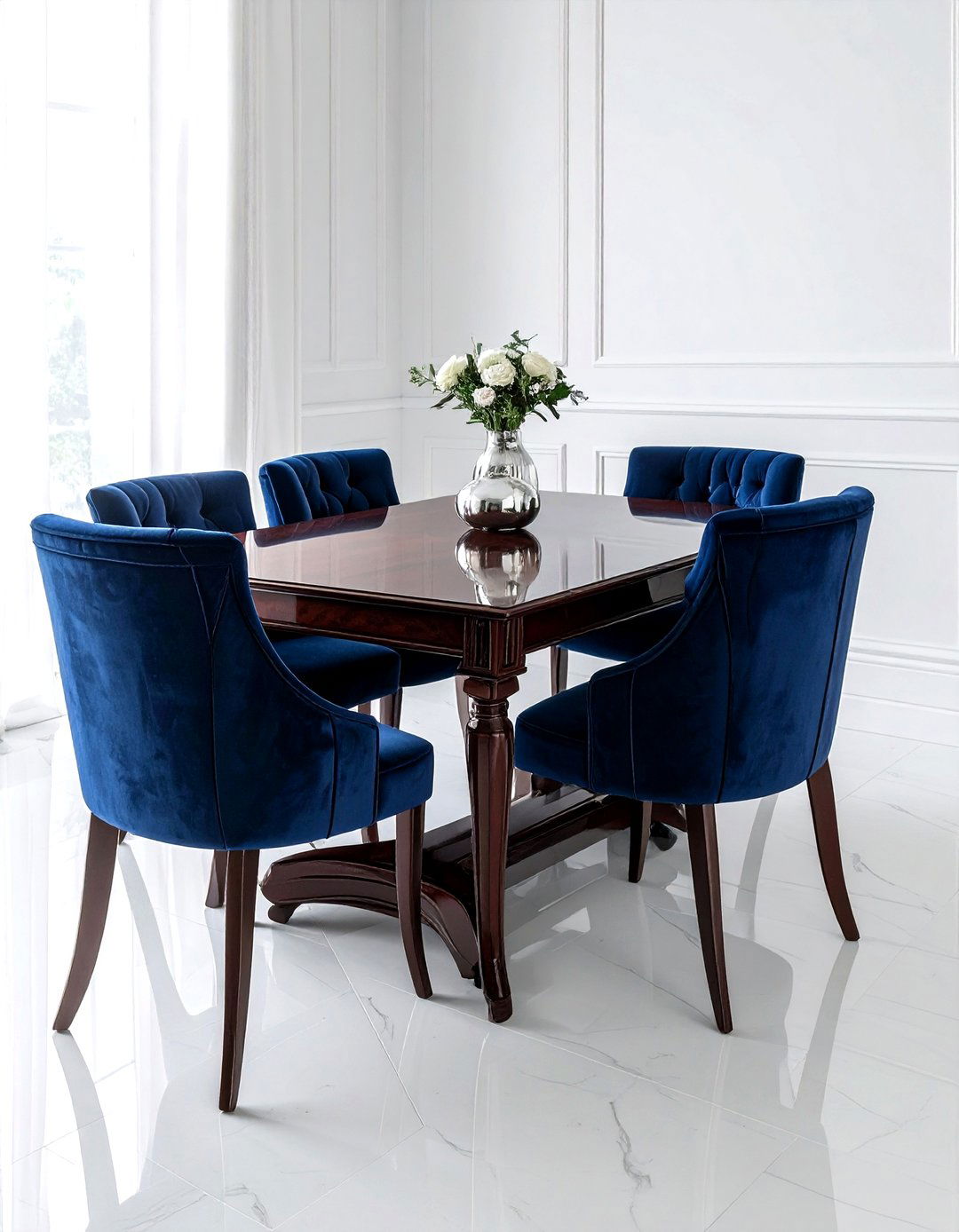 Dining room chair upholstery - 30 dining room finishing touches ideas