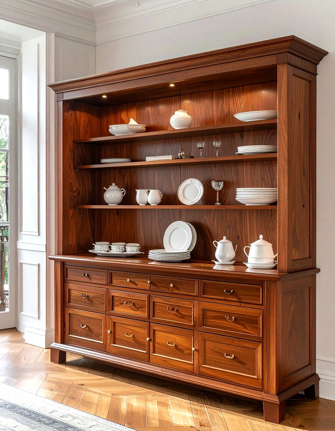 Dining room china cabinet - 30 organized dining room ideas