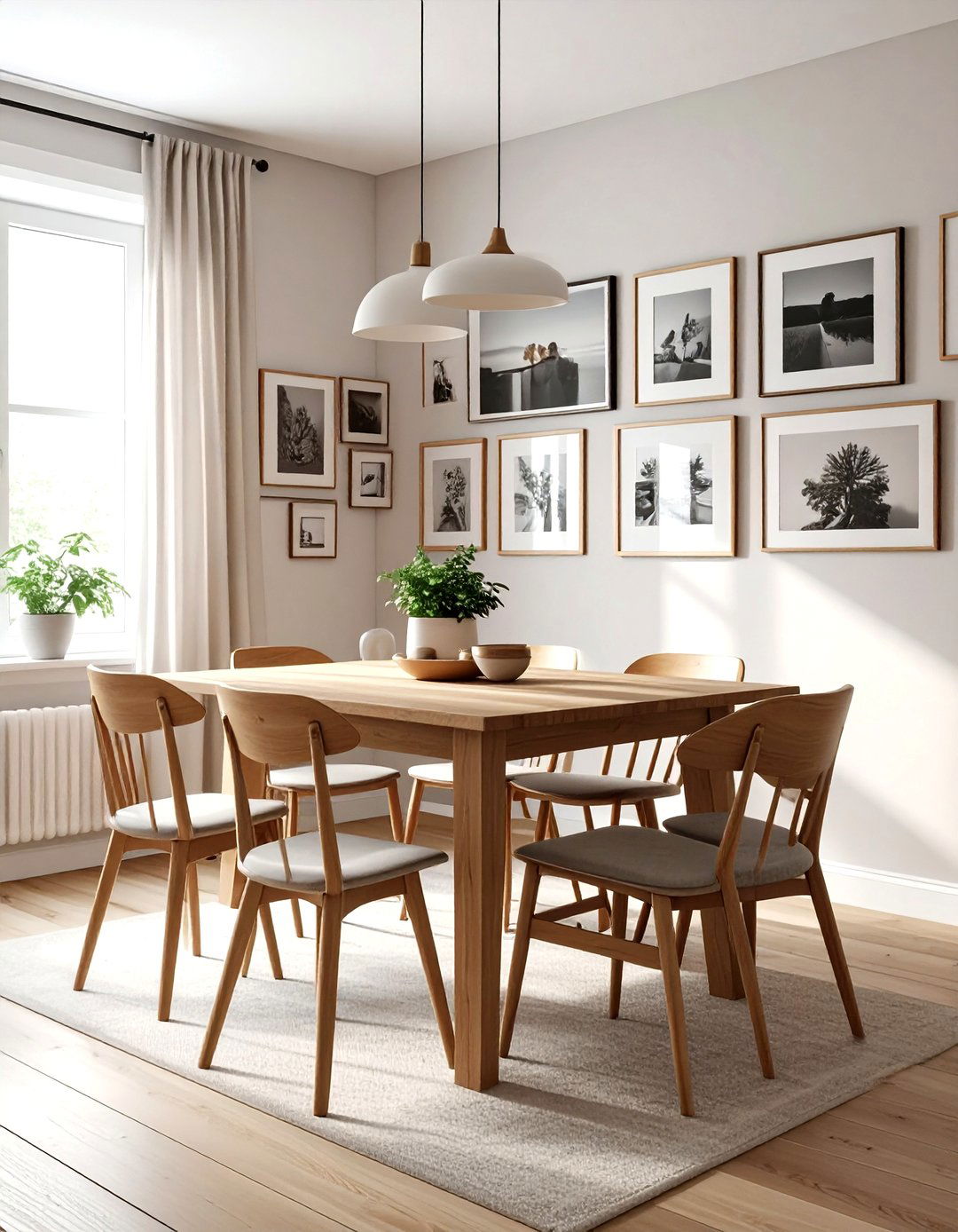 Dining room gallery wall - 30 casual dining room ideas