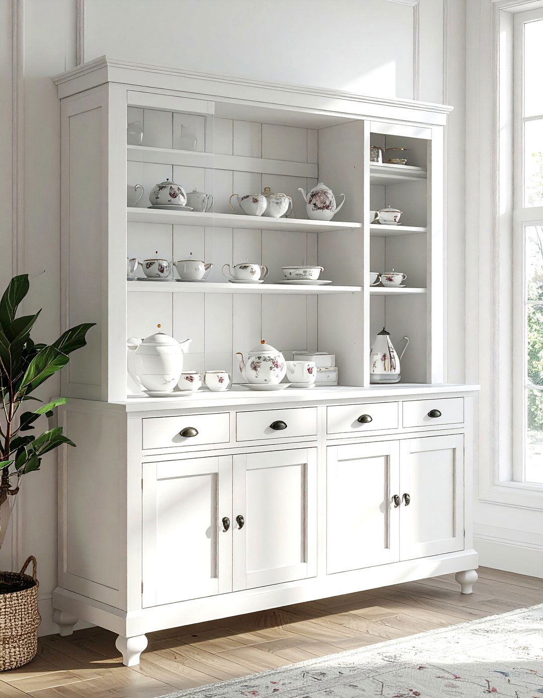 Dining room hutch - 30 organized dining room ideas