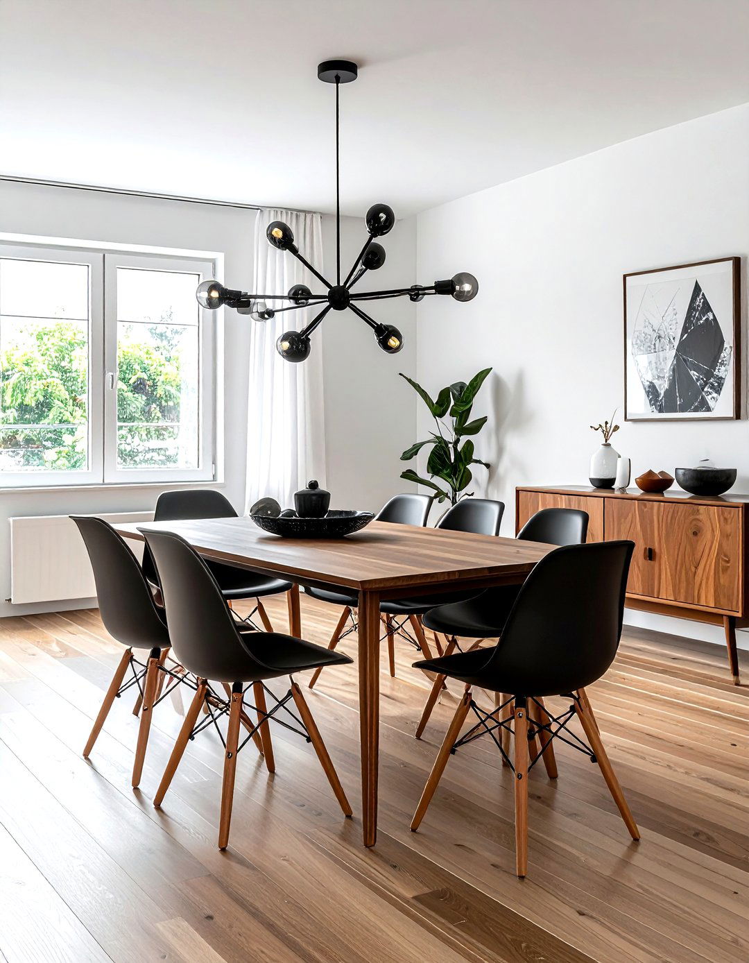 Dining room light fixture swap - 30 weekend decor project ideas