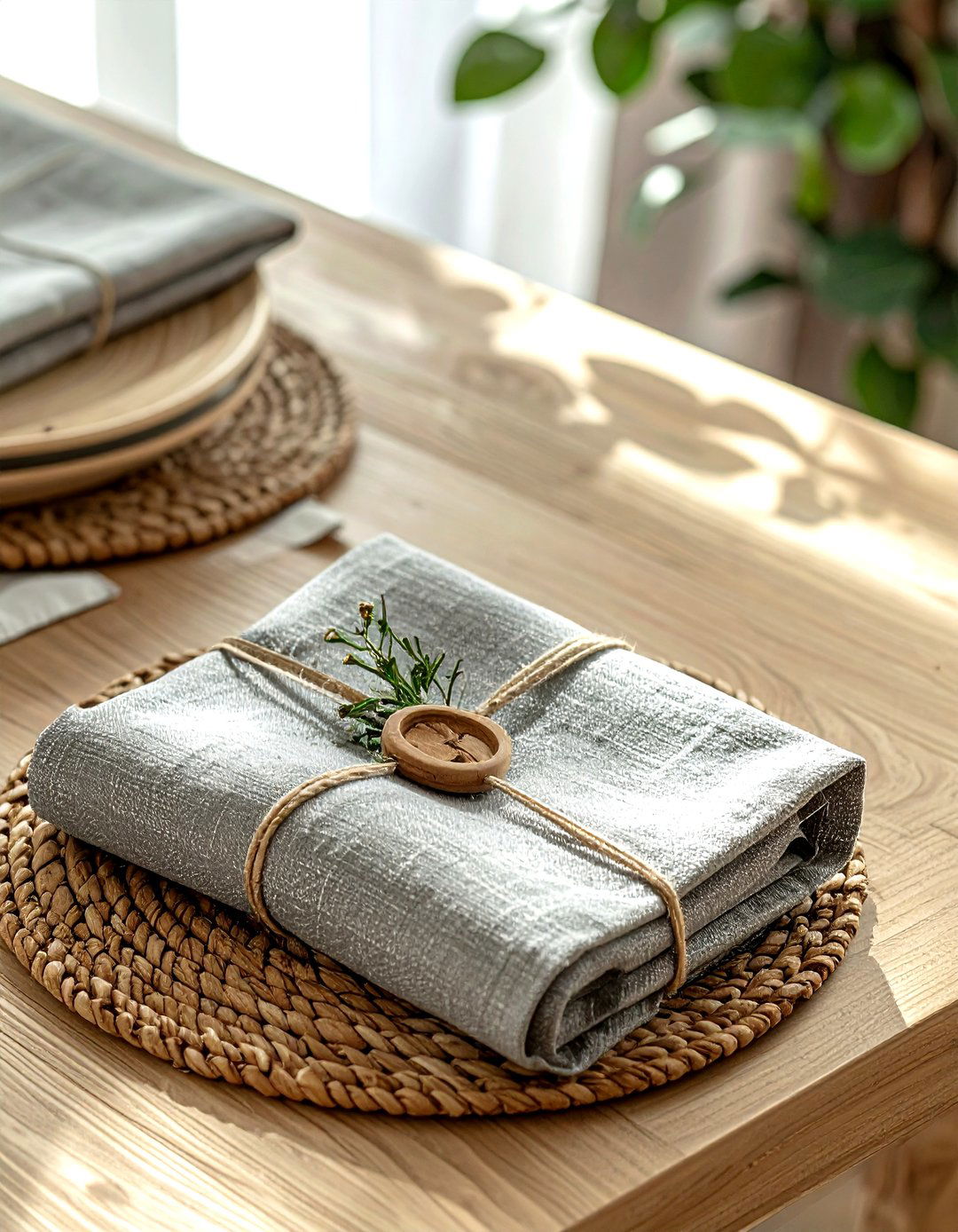 Dining room linen napkins - 30 dining room finishing touches ideas