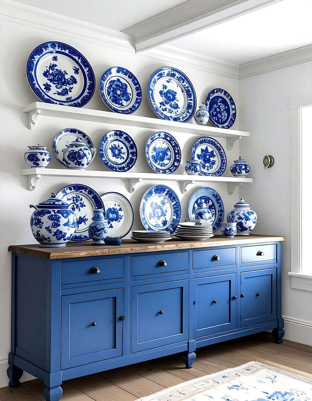 Dining room plate display - 30 dining room finishing touches ideas