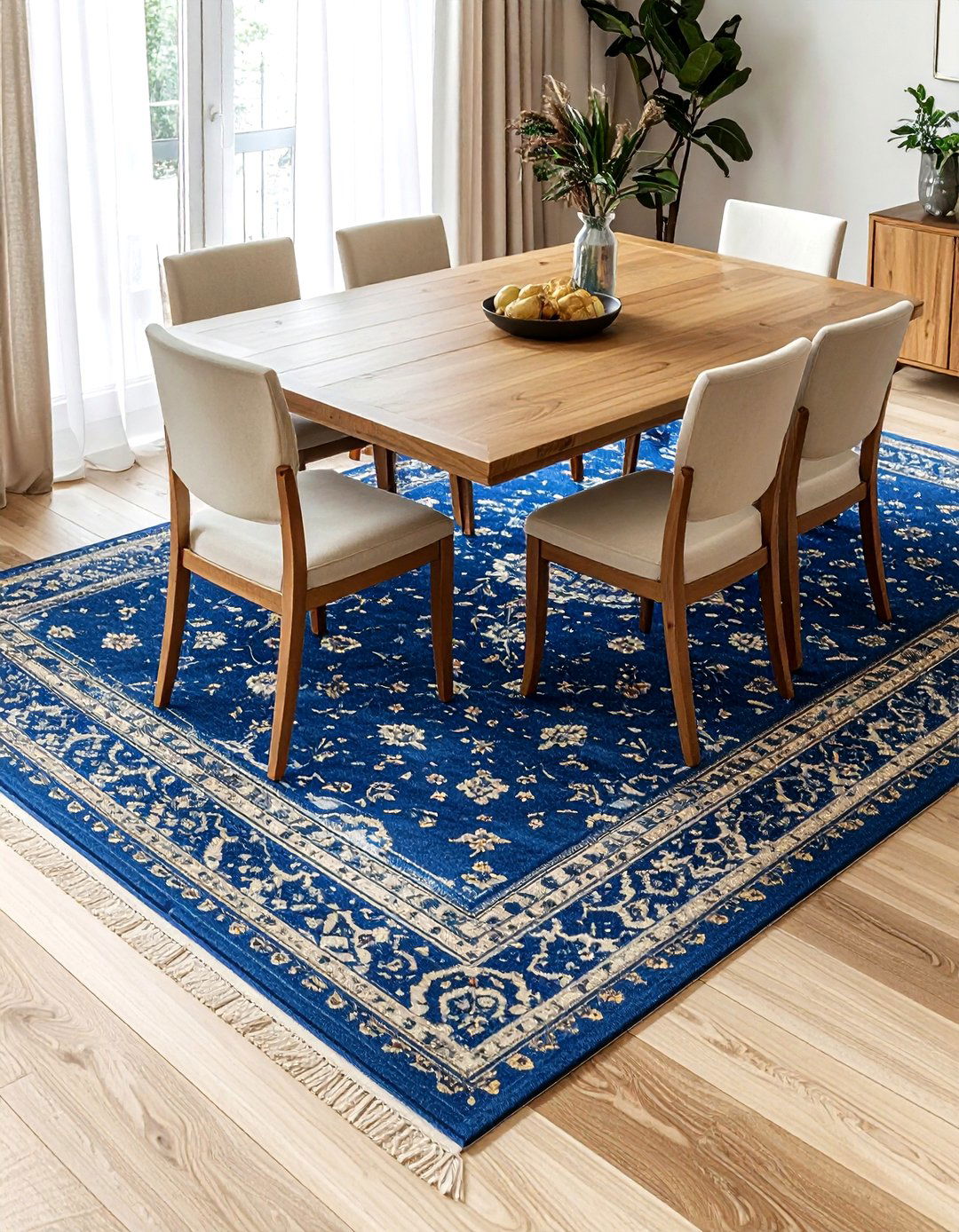 Dining room rug - 30 casual dining room ideas