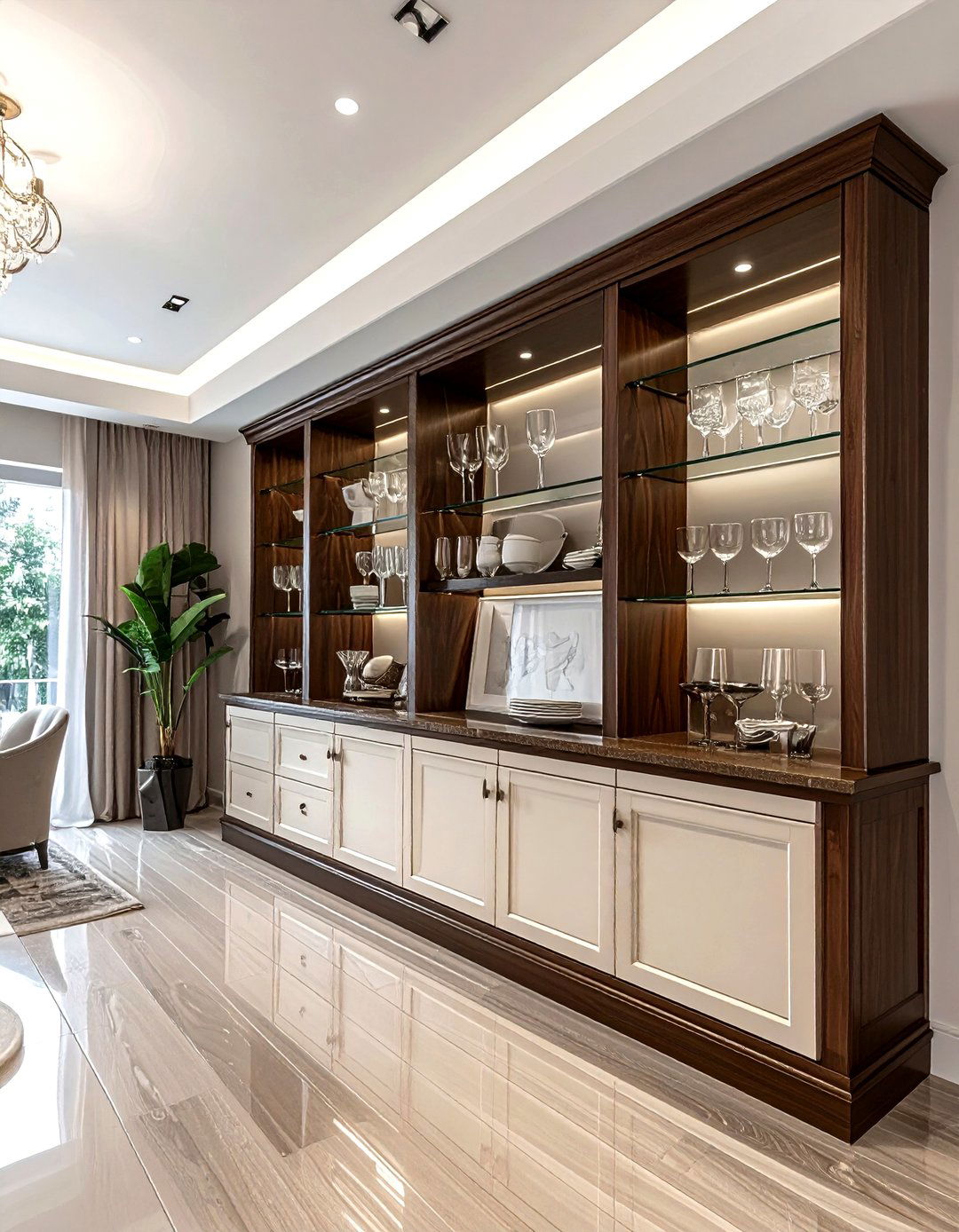 Dining room shelving - 30 built-in bookcase ideas