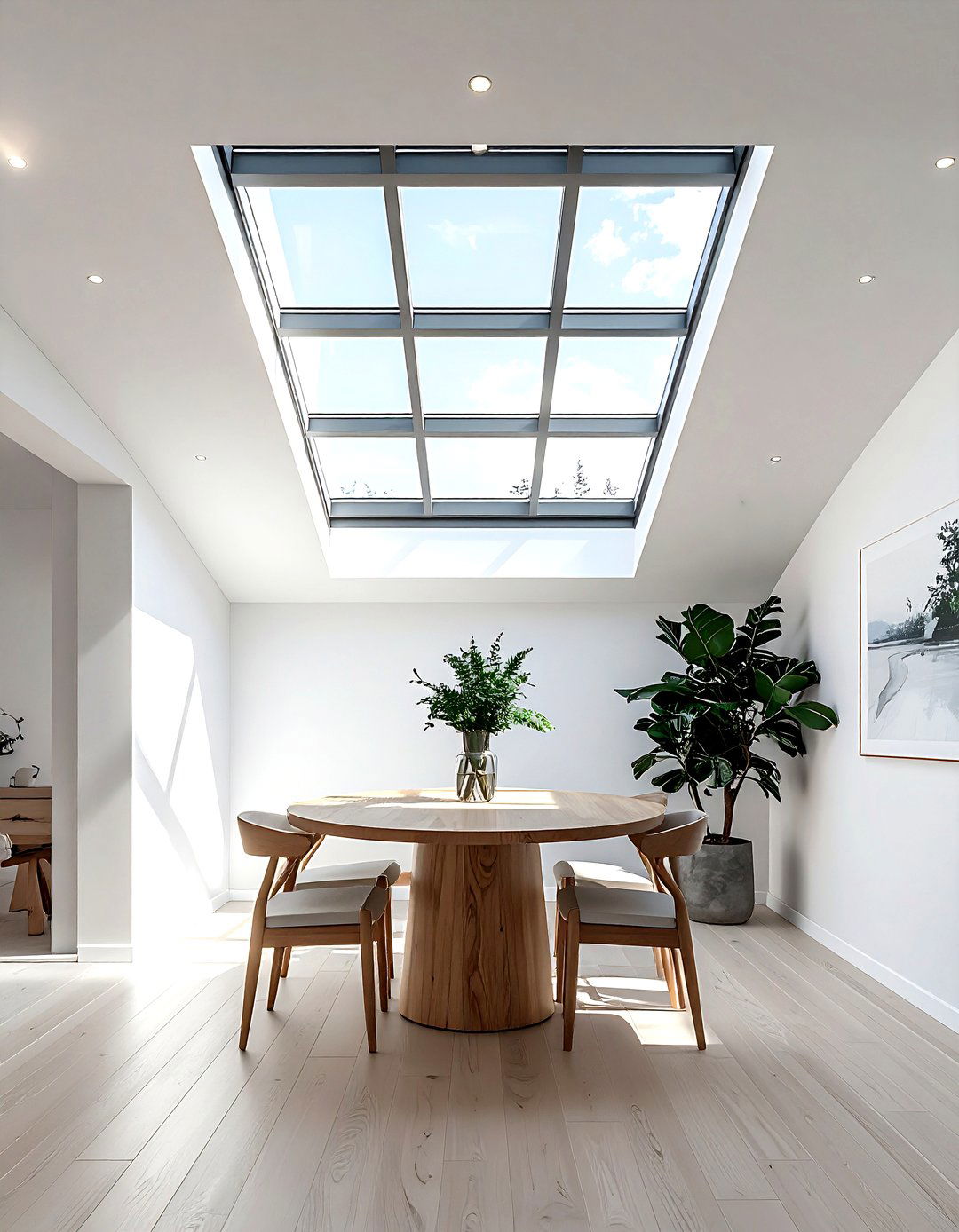 Dining room skylight - 30 golden hour dining room ideas