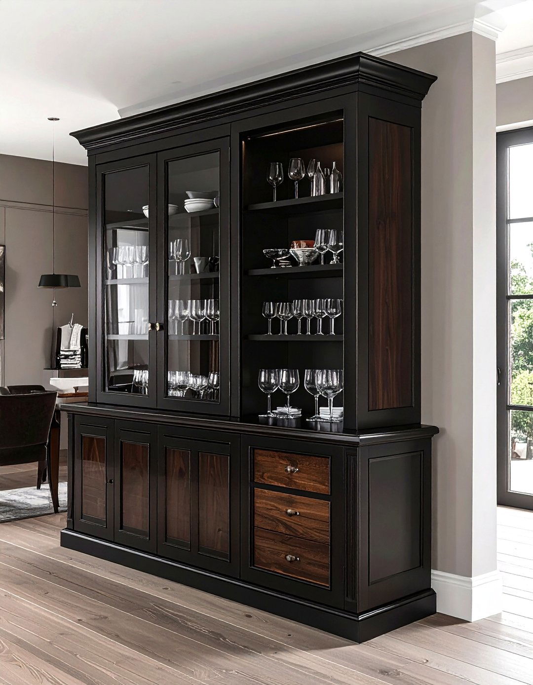 Dining room storage hutch - 30 dining room finishing touches ideas