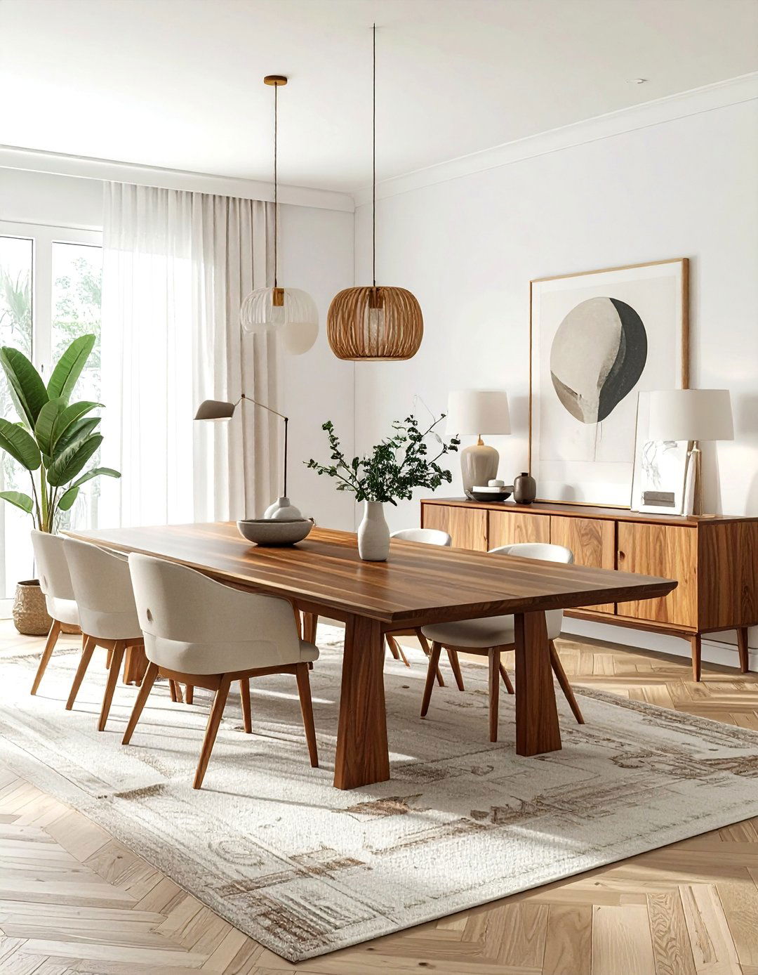 Dining room with buffet sideboard - 30 dining room arrangement ideas