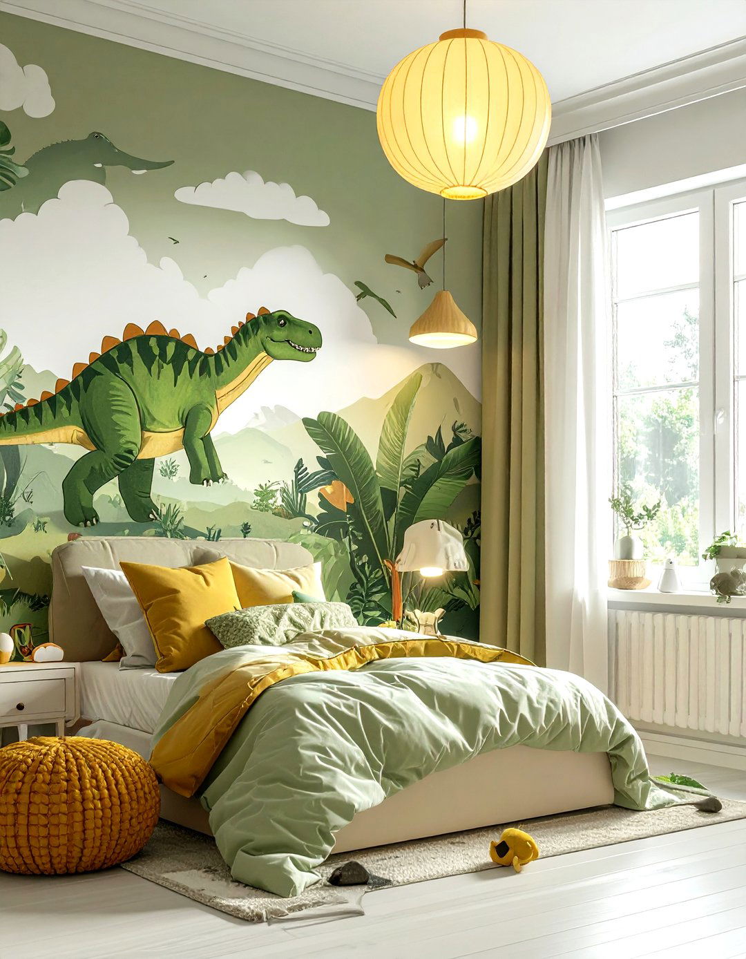Dinosaur Theme Toddler Room - 30 toddler bedroom ideas