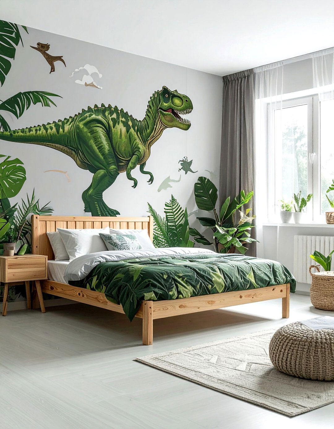 Dinosaur Wall Decals - 30 kids room decor ideas