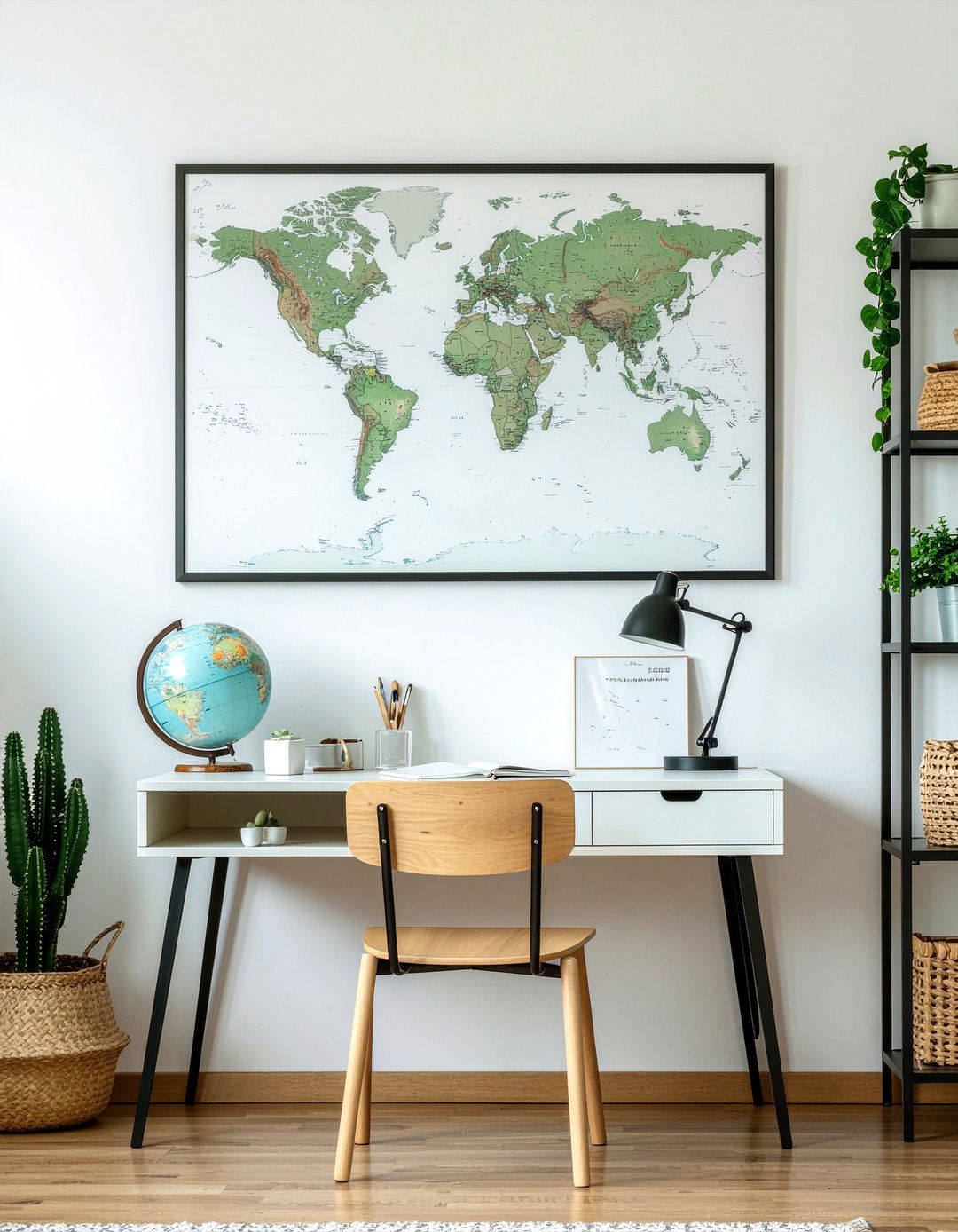 Dinosaur World Map Poster - 30 dinosaur bedroom ideas