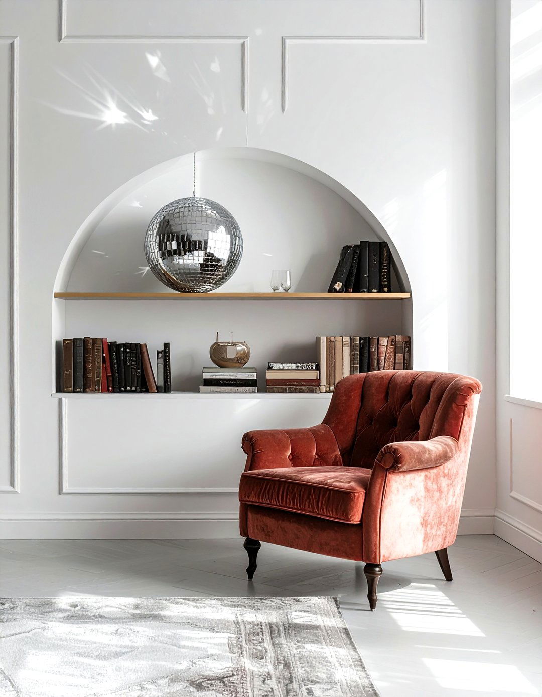 Disco ball decor - 30 retro home decor ideas