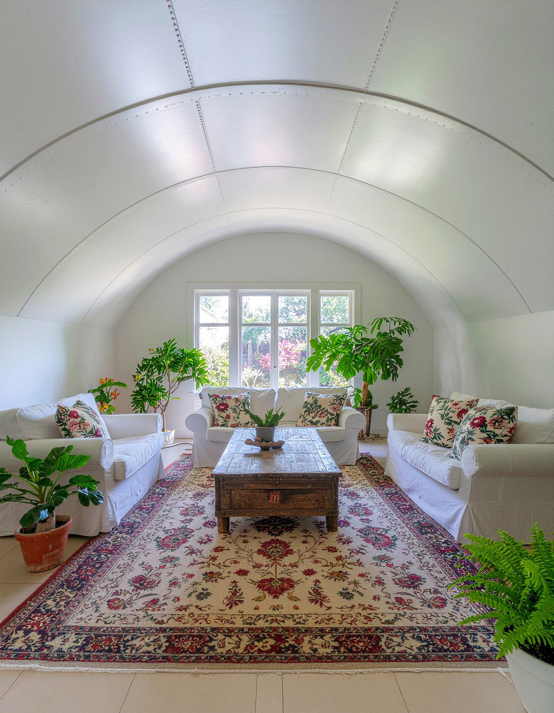 Distressed Antique Metal Ceiling - 30 living room pressed metal ceiling ideas