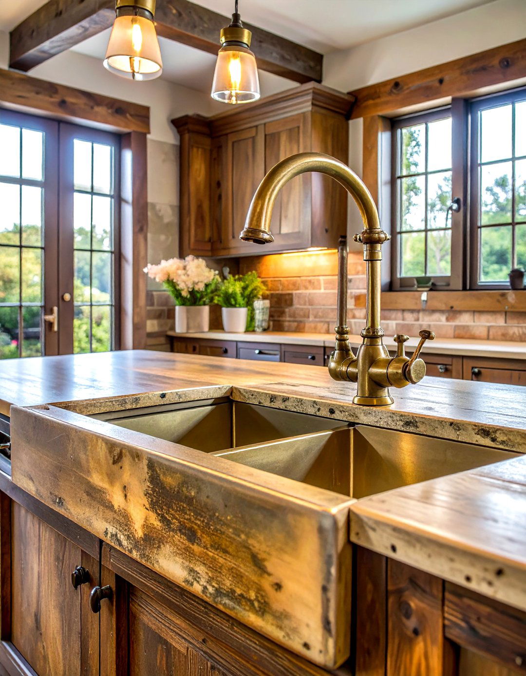 Distressed Brass Finish - 30 Waterstone kitchen ideas
