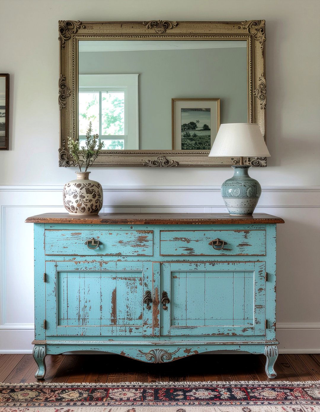 Distressed Furniture Finish - 30 Mexican dining room ideas