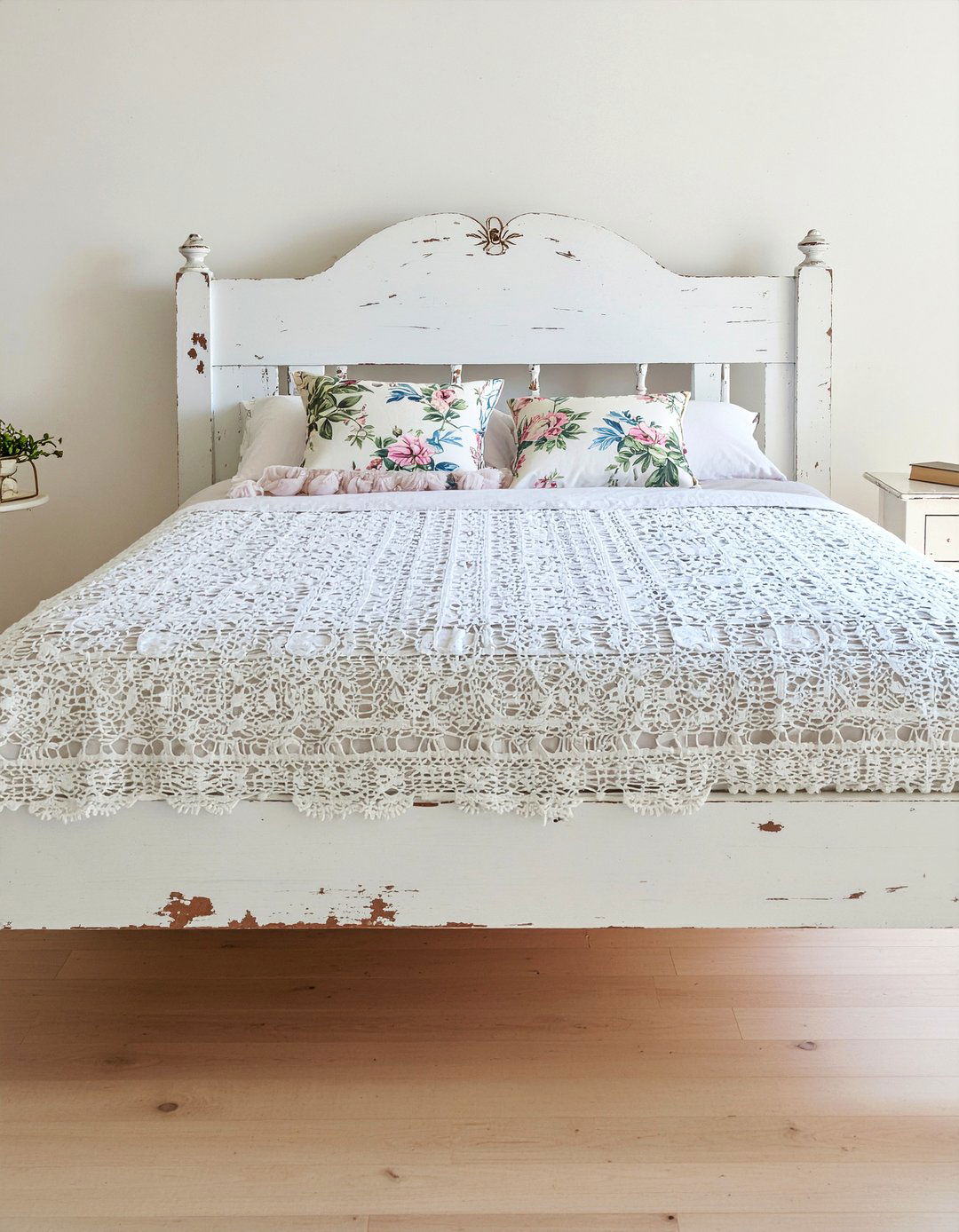 Distressed Wood Bed - 30 wooden bed frames