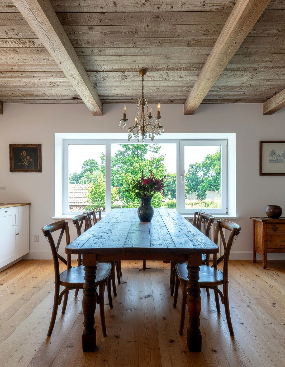 30 Stunning Dining Room Wood Ceiling Ideas for a Cozy Home