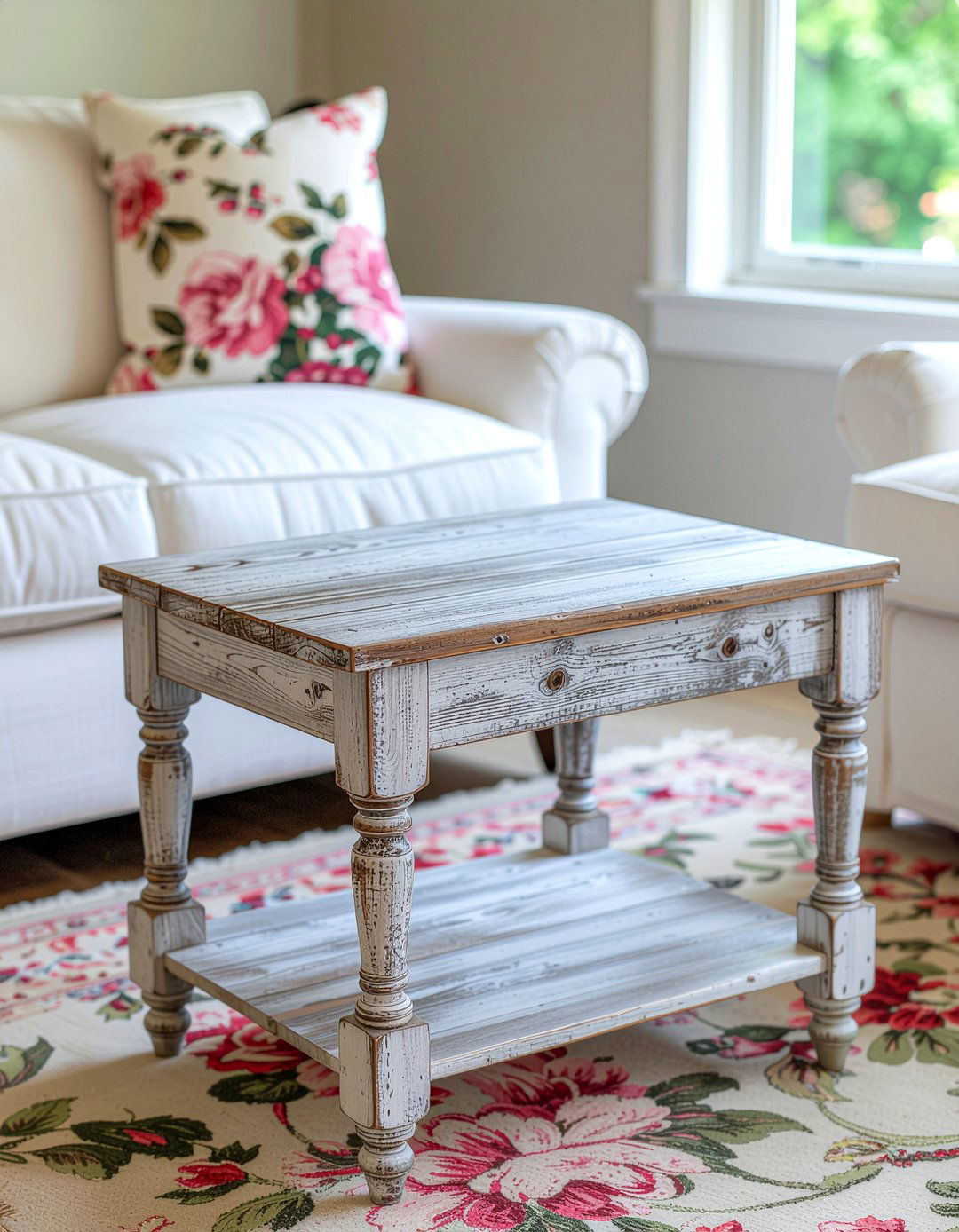 Distressed Wood Nesting Coffee Table - 30 living room nesting coffee tables