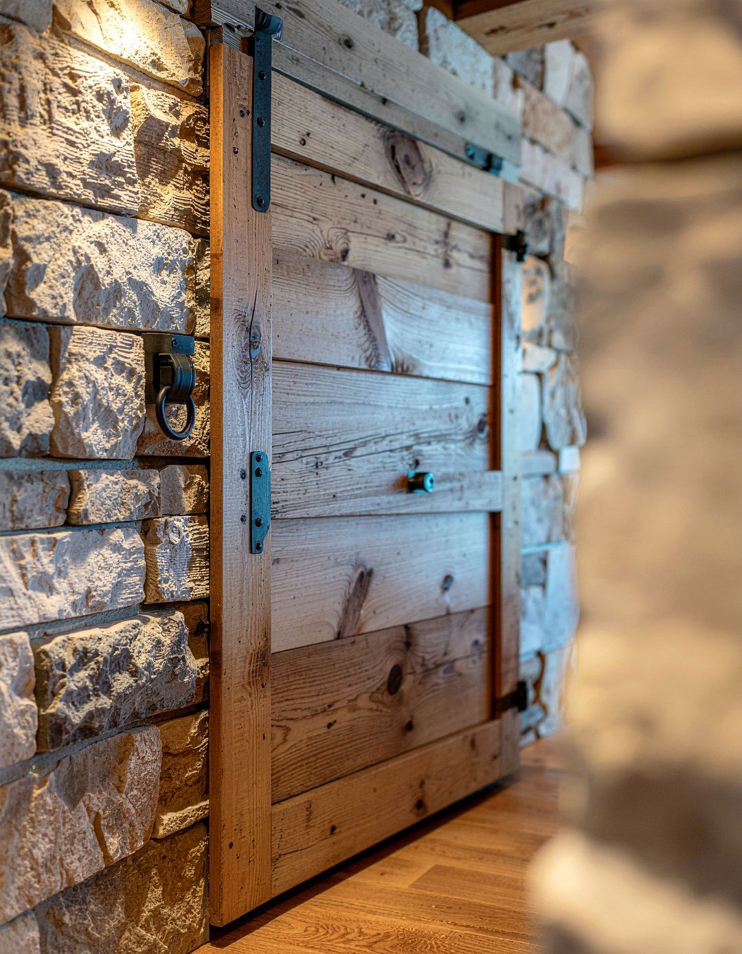 Distressed Wood Pantry Door - 30 pantry door kitchen ideas