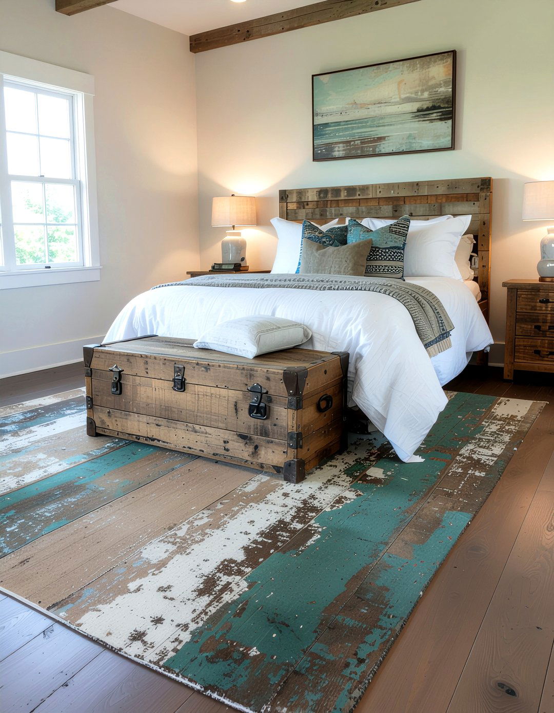 Distressed area rug - 30 bedroom area rugs