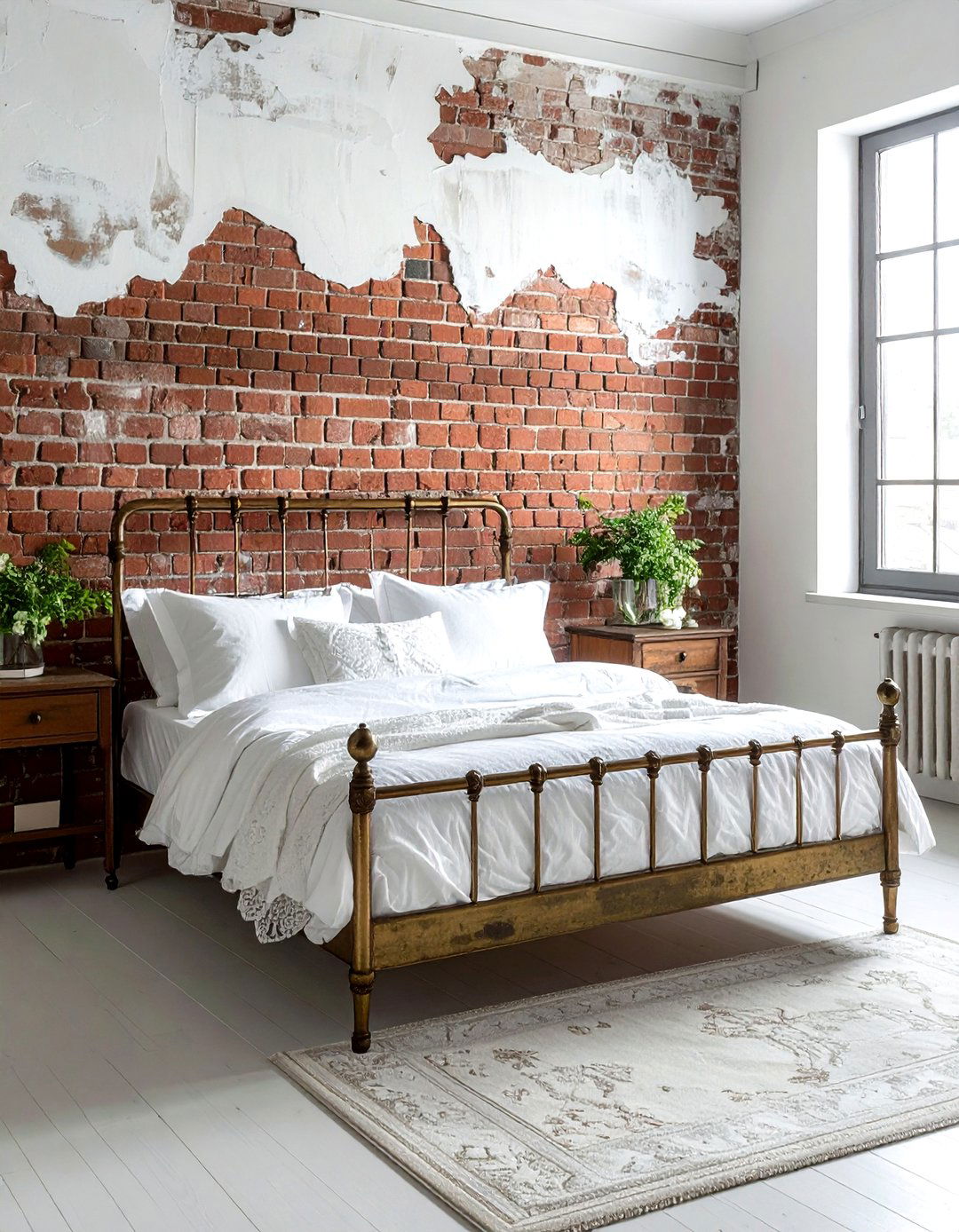 Distressed brick wall - 30 brick accent ideas