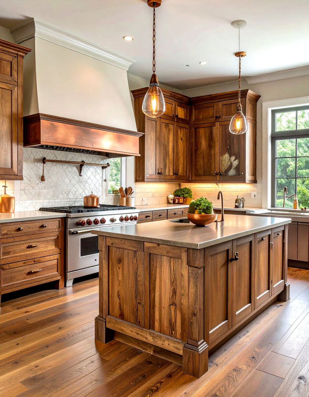 Distressed maple kitchen cabinets - 30 maple kitchen cabinet ideas