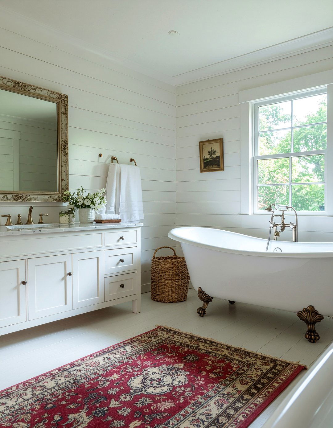Distressed shiplap bathroom - 30 bathroom shiplap ideas
