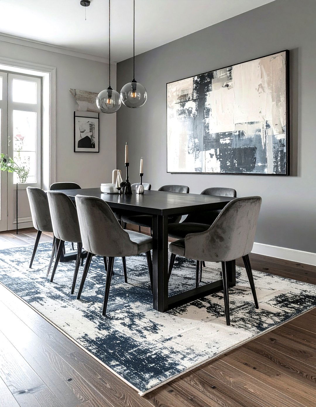 Distressed vintage rug dining room - 30 vintage rug dining room ideas