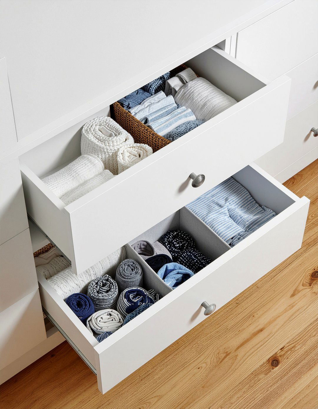 Divided Drawer Storage Basket - 30 bedroom storage baskets