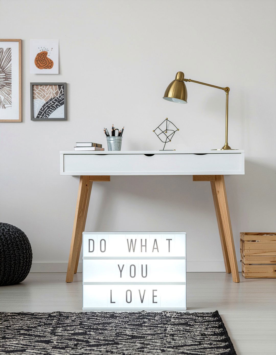 Do What You Love Sign - 30 bedroom led signs
