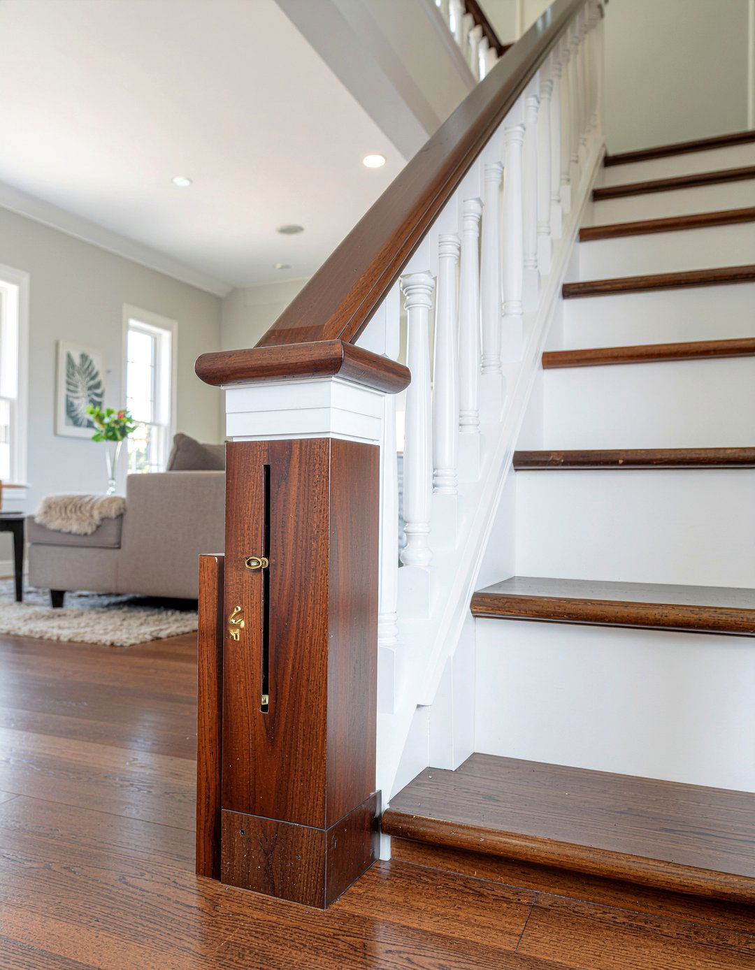 Dog Gate For Stairs - 30 dog living room ideas