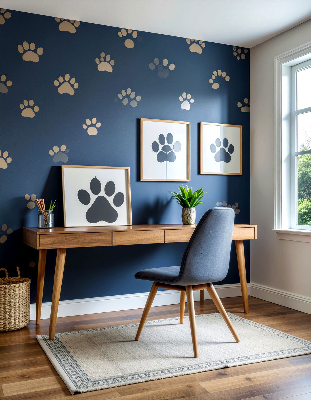 Dog room wallpaper - 30 dog bedroom ideas
