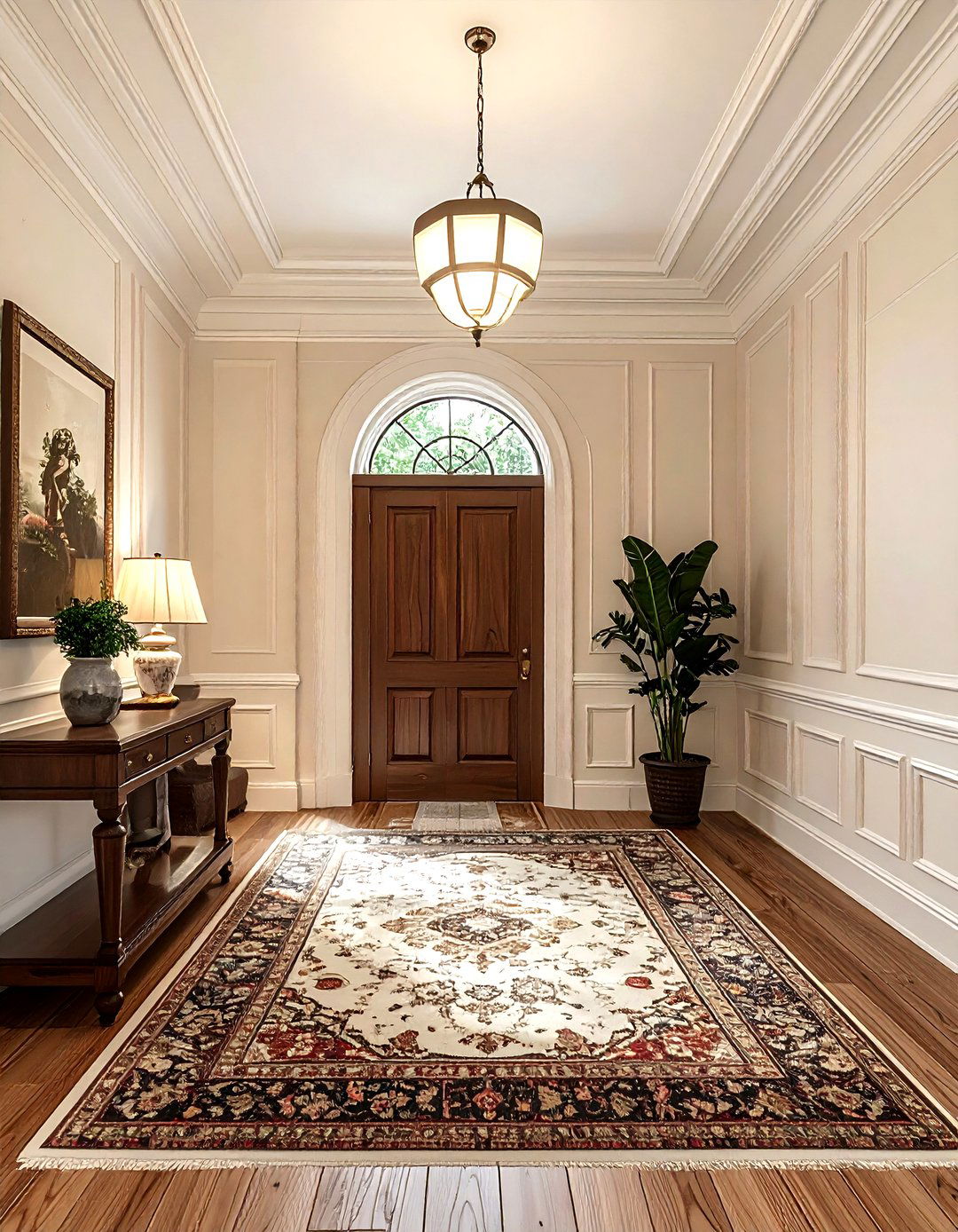 Door surround molding - 30 living room molding ideas