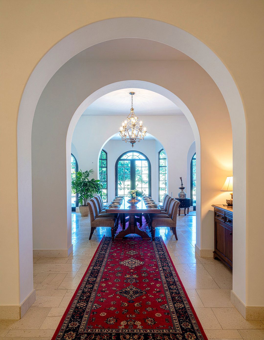 Double Archway Dining Room Entry - 30 dining room symmetry ideas