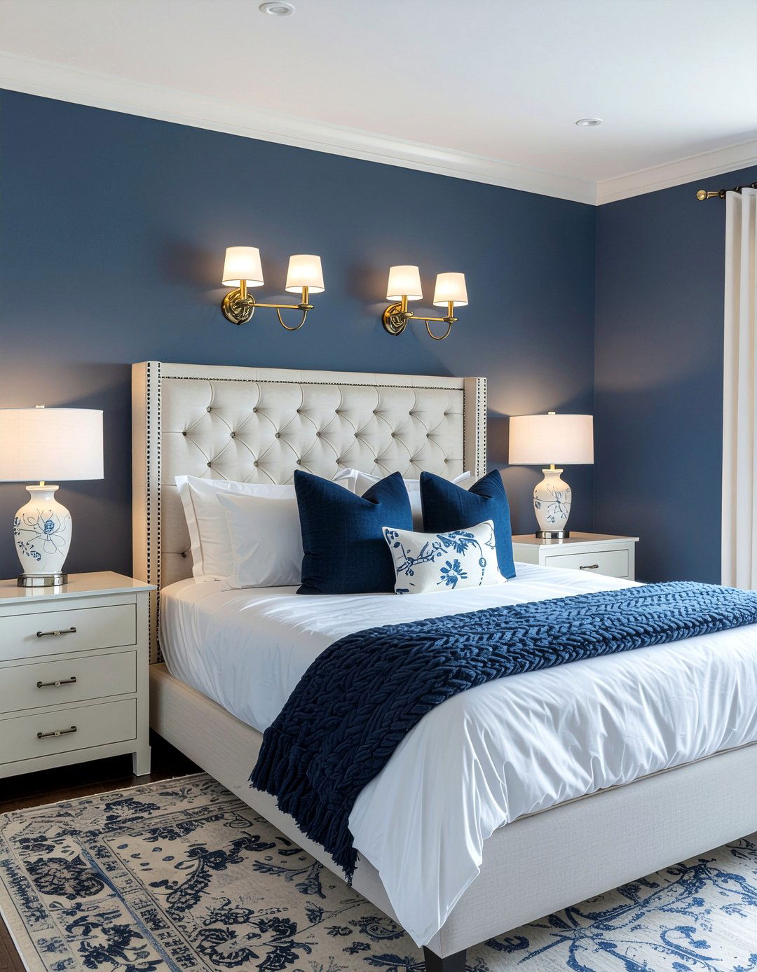 Double Arm Sconce - 30 bedroom task lighting ideas