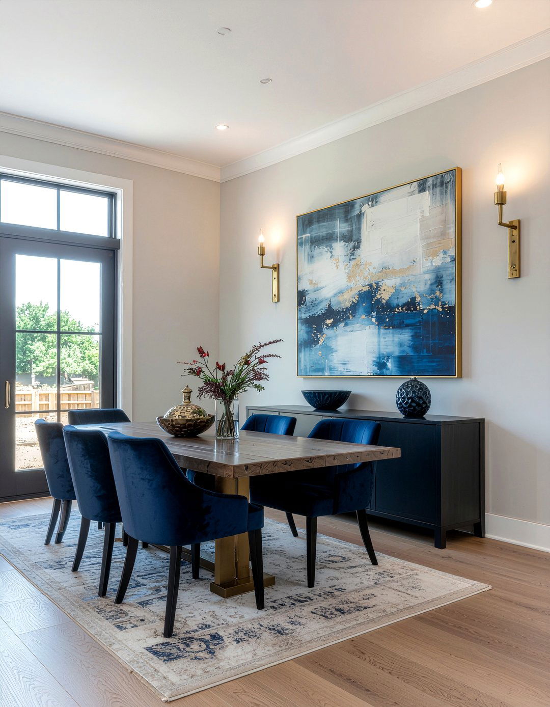 Double Arm Wall Sconce - 30 dining room sconce ideas