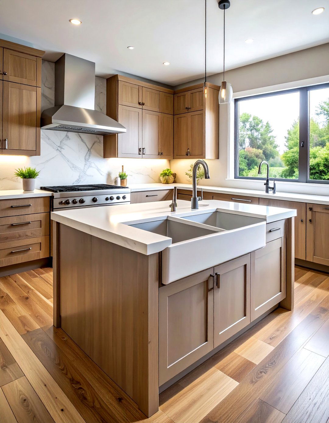 Double Bowl Prep Sink - 30 prep sink kitchen ideas