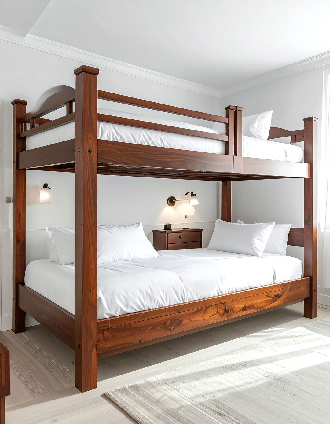 Double Bunk Bed Bedroom - 30 quadruple bedroom ideas