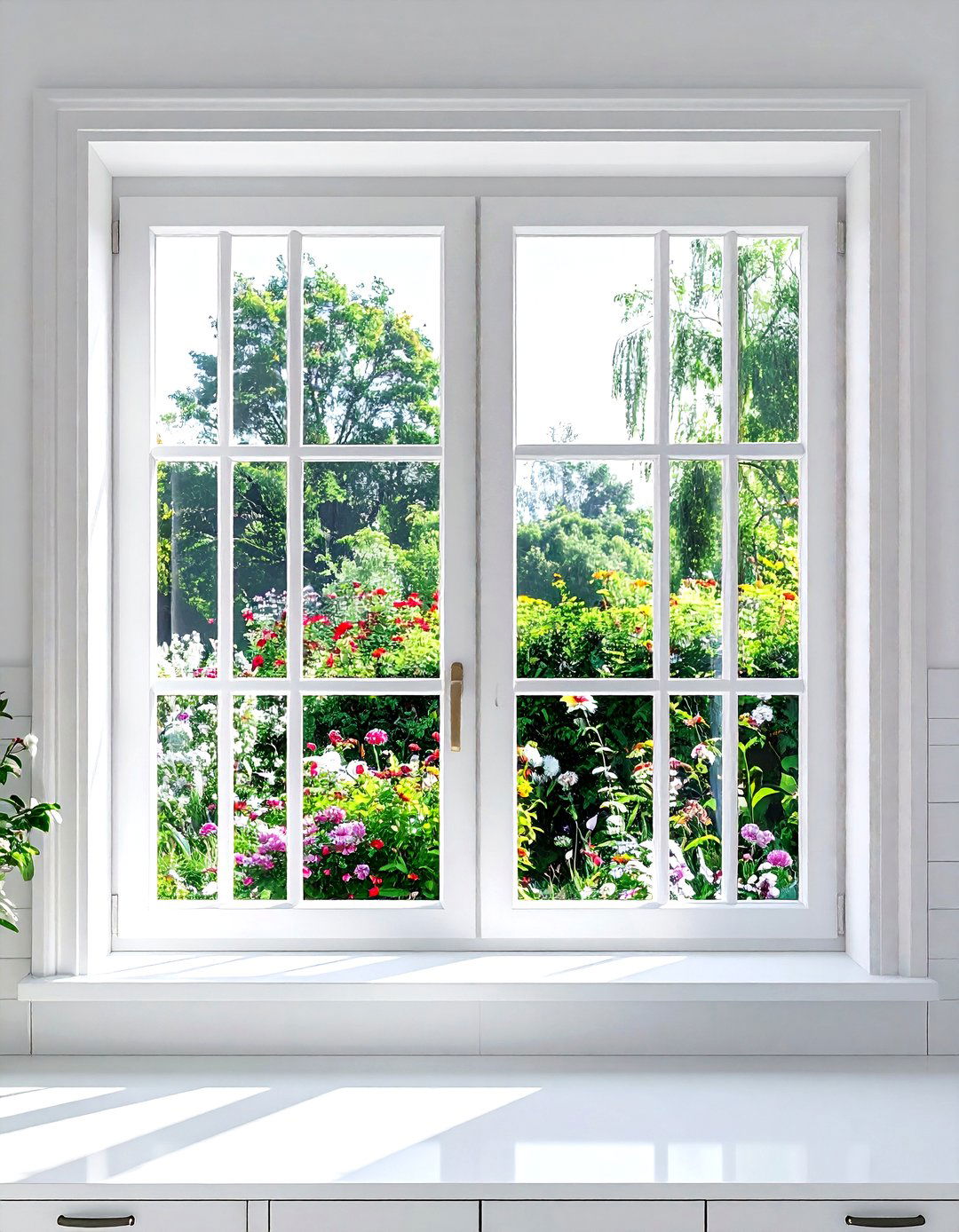 Double Casement Window - 30 kitchen pass-through window ideas