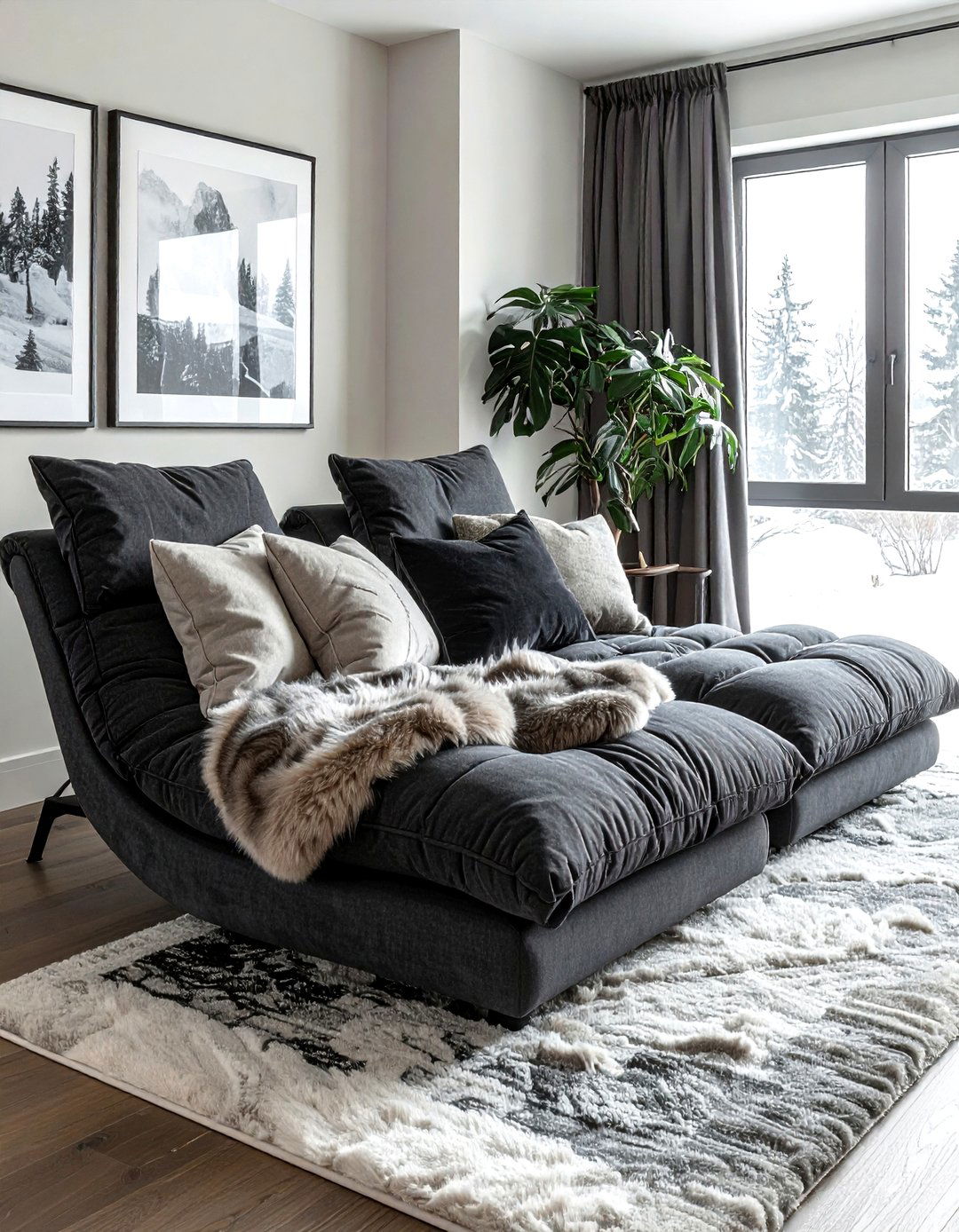 Double Chaise Lounge - 30 living room chaise lounge ideas