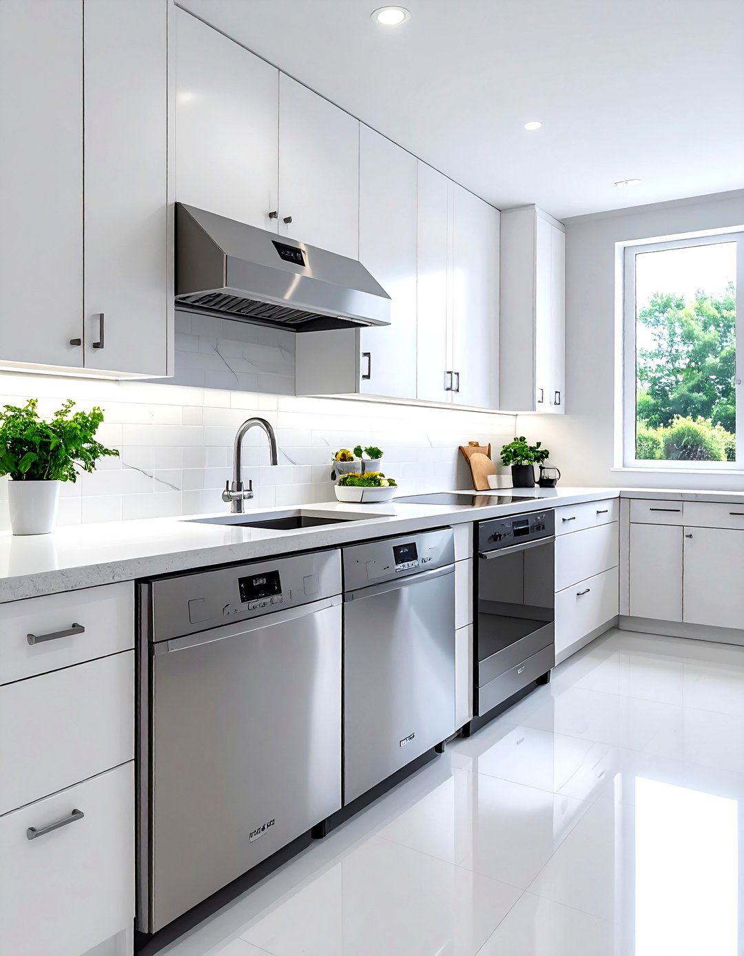 Double Dishwasher Scullery - 30 kitchen prep kitchen ideas