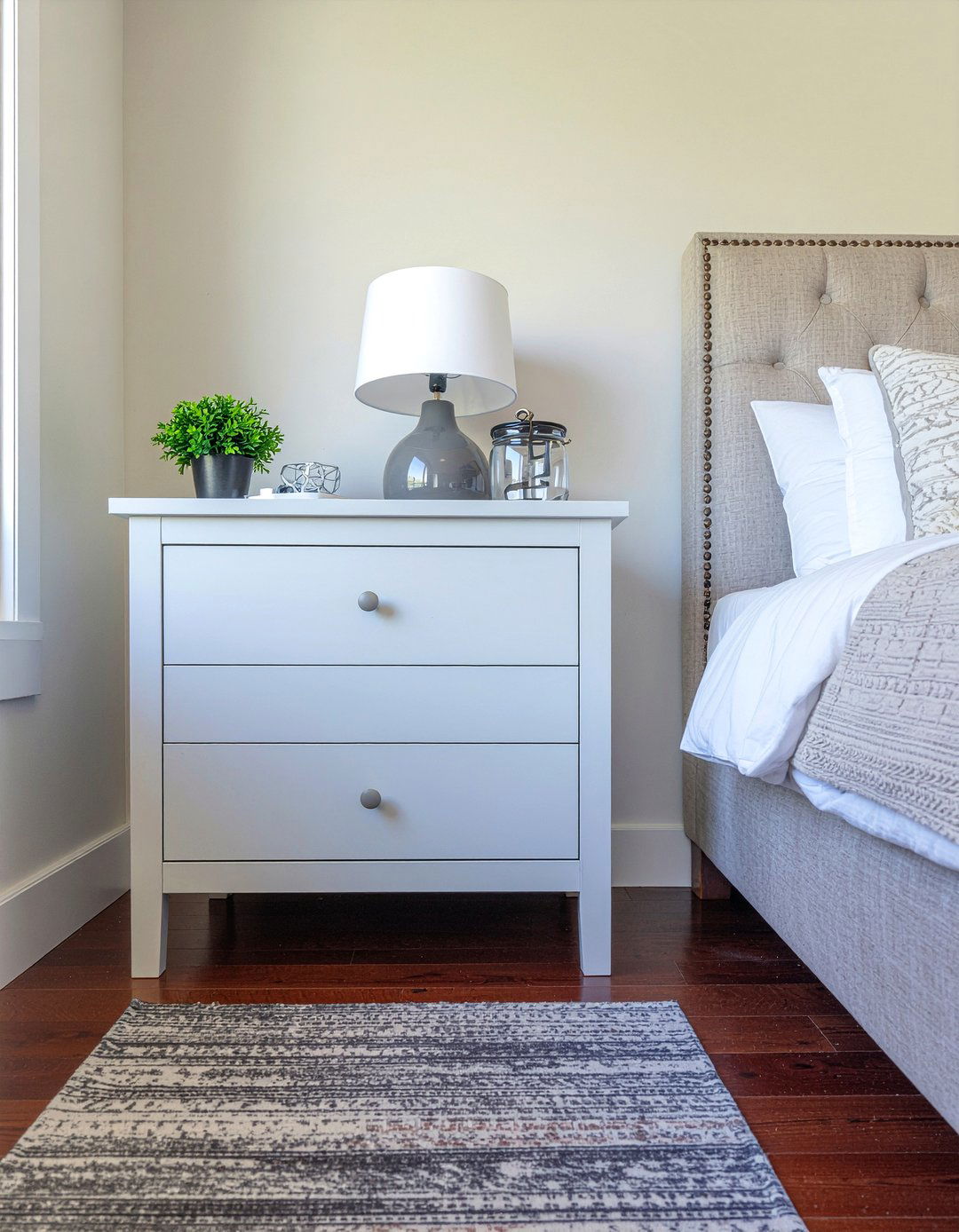 Double Drawer Wall Mount - 30 bedroom wall mounted nightstands